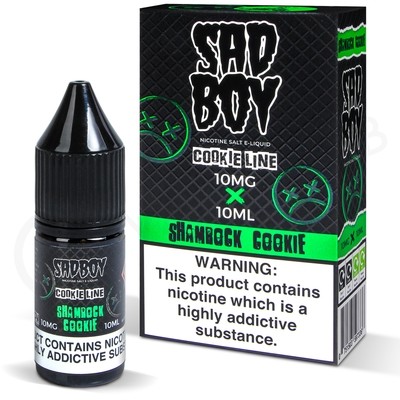 Shamrock Cookie Nic Salt E-Liquid by Sadboy