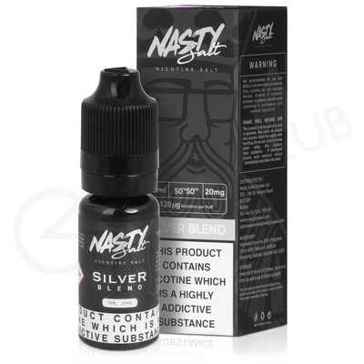 Silver Nic Salt E-liquid by Nasty Salts