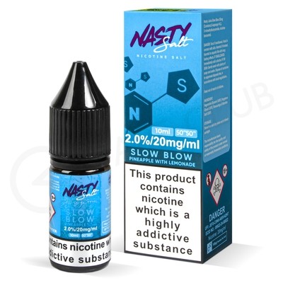 Slow Blow Nic Salt E-liquid by Nasty Salts