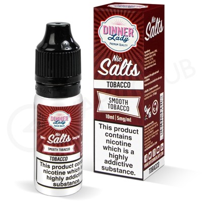 Smooth Tobacco Nic Salt E-Liquid by Dinner Lady