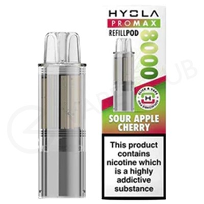 Sour Apple Cherry Hyola Pro Max 8000 Refill Pack
