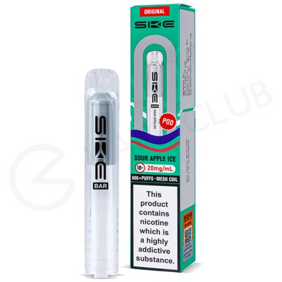 Sour Apple Ice SKE Bar Prefilled Pod