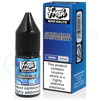 Sour Blue Raspberry Nic Salt E-Liquid by Fresh Bar