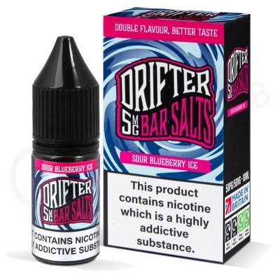 Sour Blueberry Ice Nic Salt E-Liquid by Drifter Bar Salts
