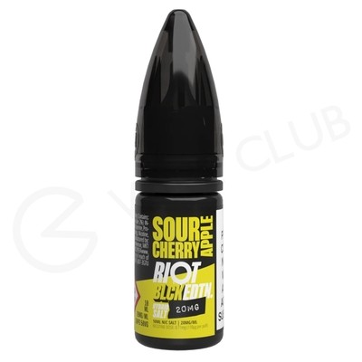 Sour Cherry & Apple Hybrid Salt E-Liquid by Riot Squad Black Edition