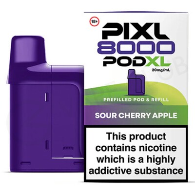 Sour Cherry Apple Pixl 8000 Refill Pod