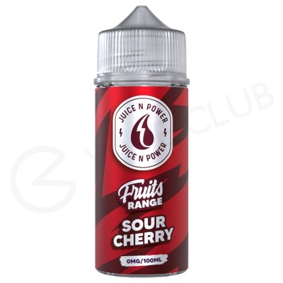 Sour Cherry Shortfill E-Liquid by Juice N Power 100ml