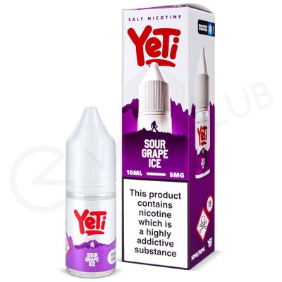 Sour Grape Ice Nic Salt E-Liquid by Yeti Summit Series