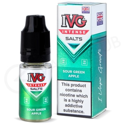 Sour Green Apple E-Liquid by IVG Intense Salts
