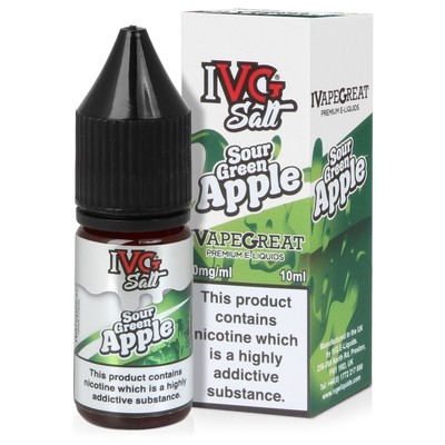 Sour Green Apple Nic Salt E-Liquid by IVG