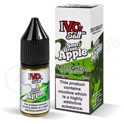 Sour Green Apple Nic Salt E-Liquid by IVG