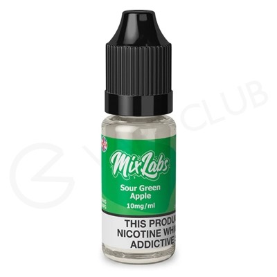 Sour Green Apple Nic Salt E-Liquid by Mix Labs