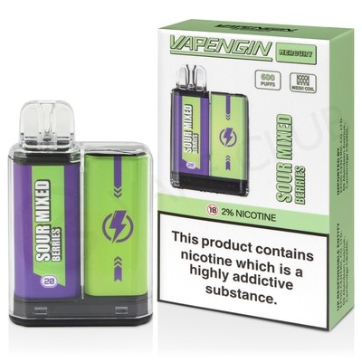 Sour Mixed Berries Vapengin Mercury Disposable Vape