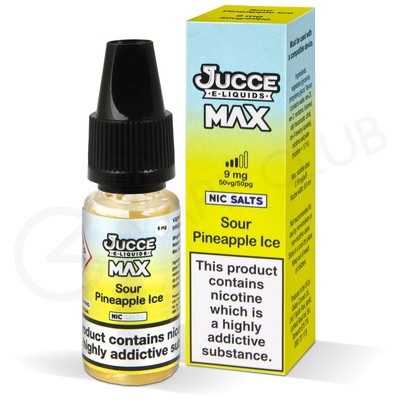 Sour Pineapple Ice Nic Salt E-Liquid by Jucce Max