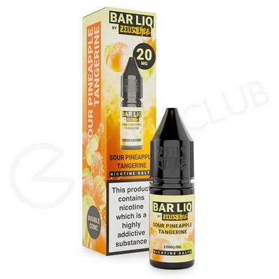 Sour Pineapple Tangerine Nic Salt E-Liquid by Bar Liq