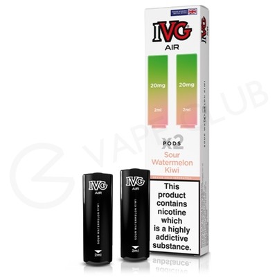 Sour Watermelon Kiwi IVG Air Prefilled Pods