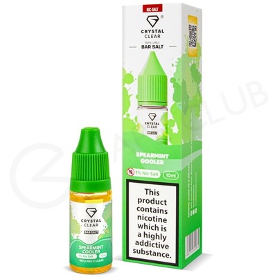 Spearmint Cooler Nic Salt E-Liquid by Crystal Clear