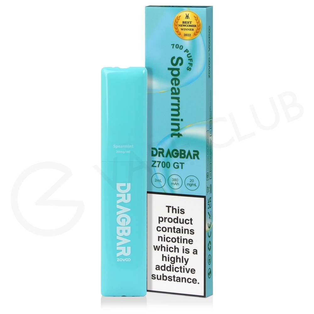 Spearmint Drag Bar Z700GT Disposable Vape