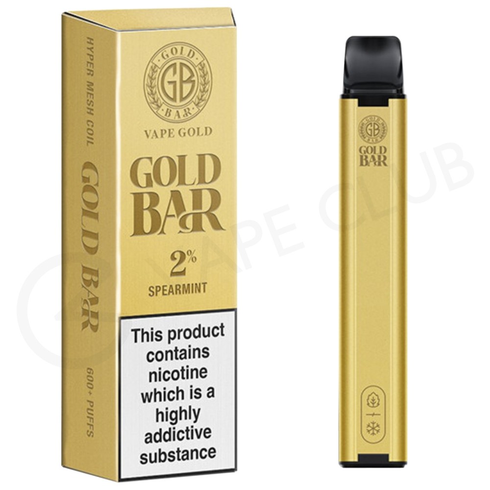 Spearmint Gold Bar Disposable Vape