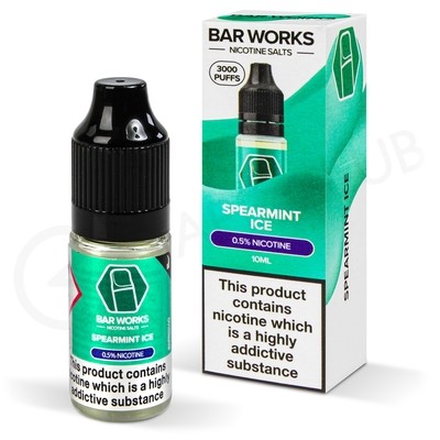 Spearmint Ice Nic Salt E-Liquid by Bar Works