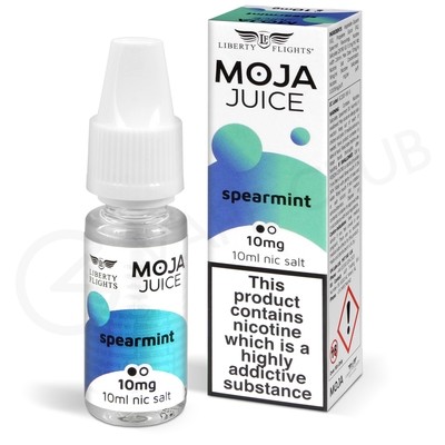 Spearmint Nic Salt E-Liquid by Moja Juice
