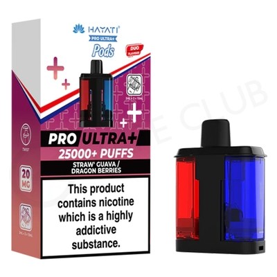 Straw Guava & Dragon Berries Hayati Pro Ultra Plus Refill Pack