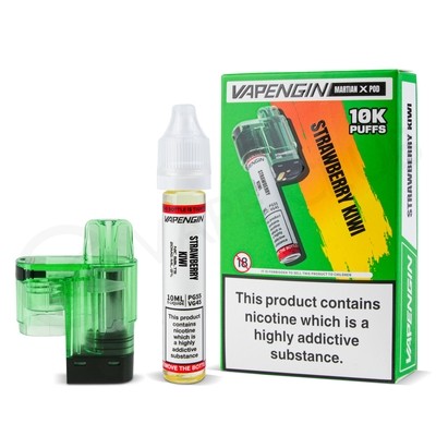 Straw Kiwi Vapengin Martian X Refill Pack