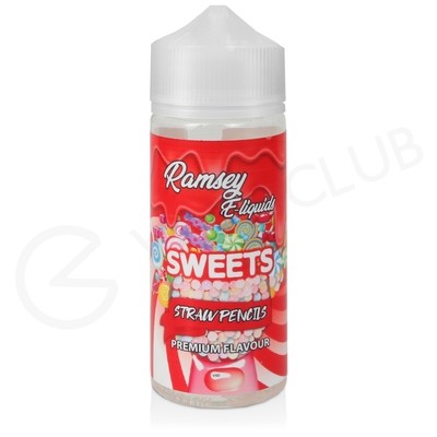 Straw Pencils Shortfill E-Liquid by Ramsey Sweets 100ml