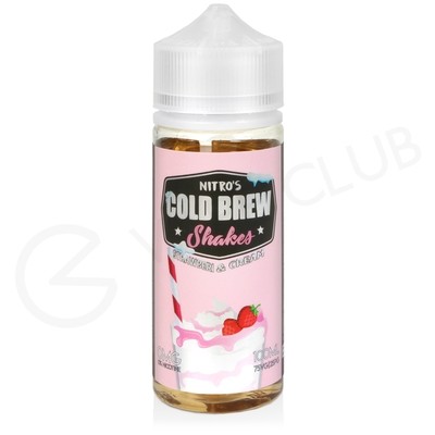 Strawberry & Cream Shortfill E-Liquid by Nitro's Cold Brew 100ml