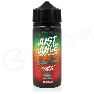 Strawberry & Curuba Shortfill E-Liquid by Just Juice Exotic Fruits 100ml