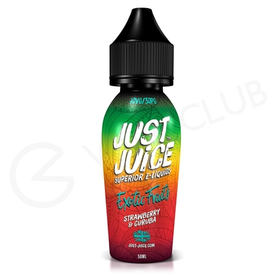 Strawberry & Curuba Shortfill E-Liquid by Just Juice Exotic Fruits 50ml