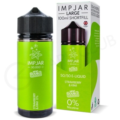 Strawberry & Kiwi Shortfill E-Liquid by Imp Jar Large 100ml