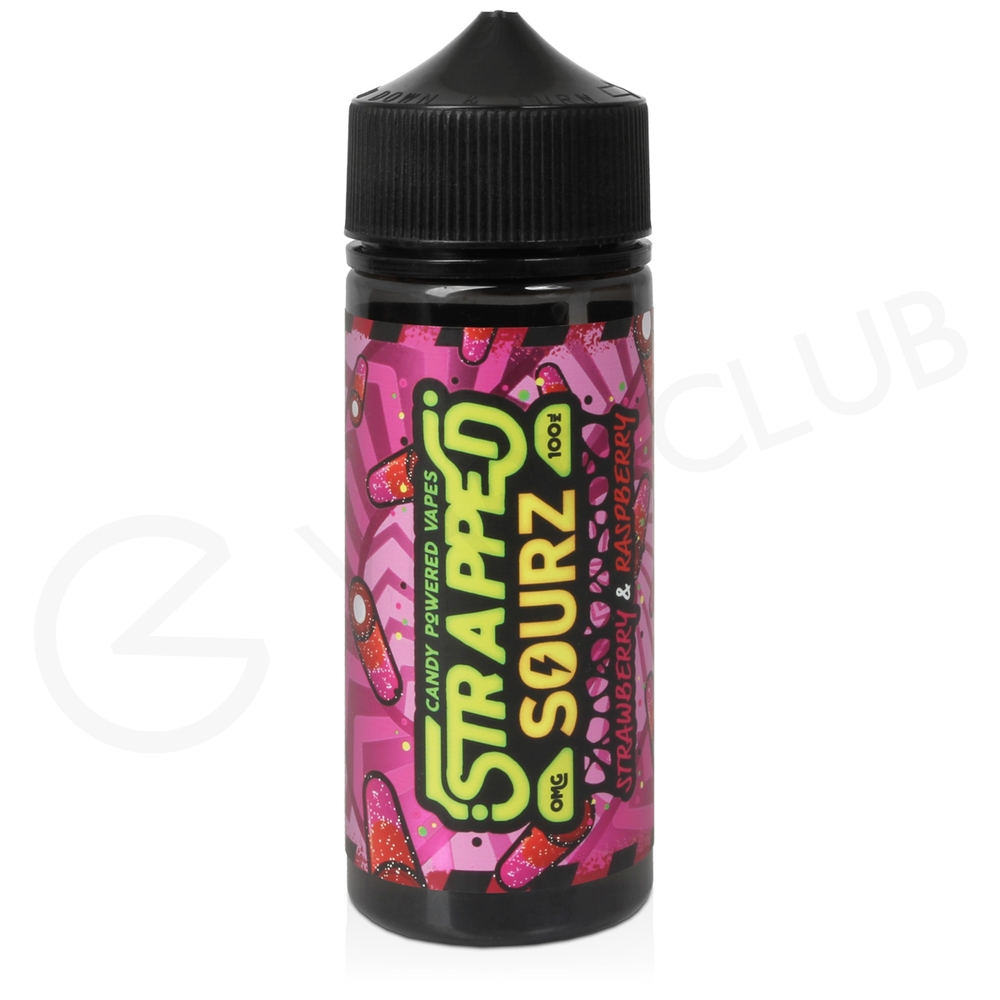 Strawberry & Raspberry Shortfill E-Liquid by Strapped Sourz 100ml