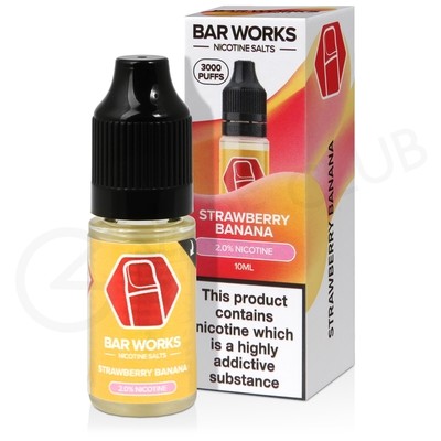 Strawberry Banana Nic Salt E-Liquid by Bar Works