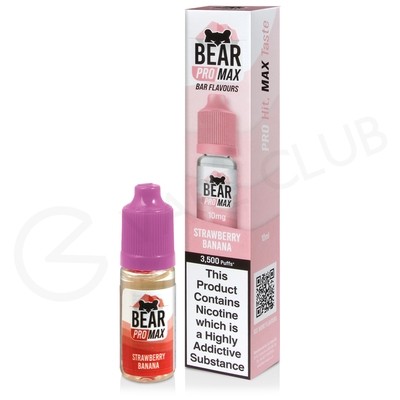 Strawberry Banana Nic Salt E-Liquid by Bear Pro Max