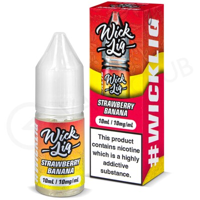 Strawberry Banana Nic Salt E-Liquid by Wick Liq Bar Juice