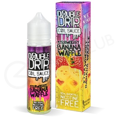 Strawberry Banana Waffle Shortfill E-Liquid by Double Drip 50ml