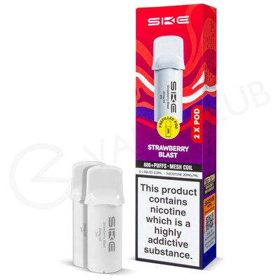 Strawberry Blast SKE Crystal 600 Pro Prefilled Pods