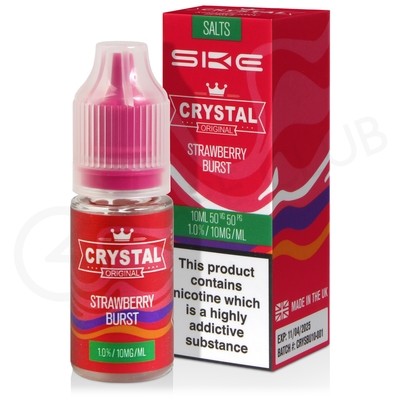 Strawberry Burst Nic Salt E-Liquid by Crystal Original
