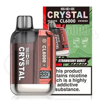 Strawberry Burst SKE Crystal CL6000 Pod Kit