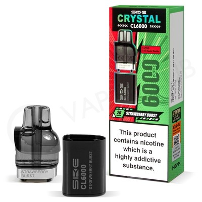 Strawberry Burst SKE Crystal CL6000 Prefilled Pod