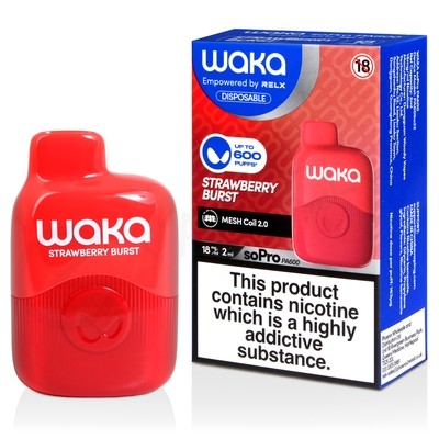 Strawberry Burst Waka SoPro PA600 Disposable Vape