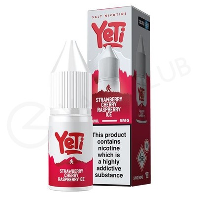 Strawberry Cherry Raspberry Ice Nic Salt E-Liquid by Yeti Summit Series