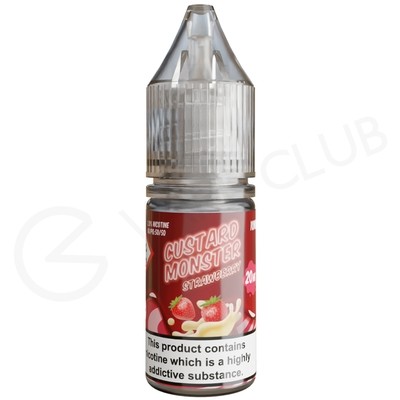 Strawberry Custard Nic Salt E-Liquid by Custard Monster