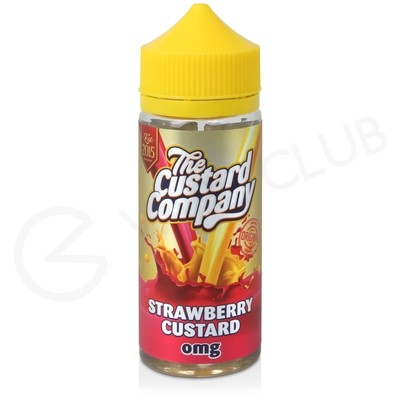 Strawberry Custard Shortfill E-Liquid by The Custard Company 100ml