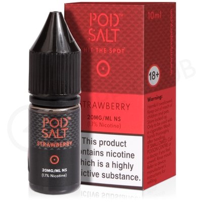 Strawberry Nic Salt E-Liquid by Pod Salt
