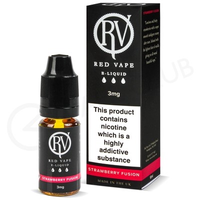 Strawberry Fusion E-Liquid by Red Vape