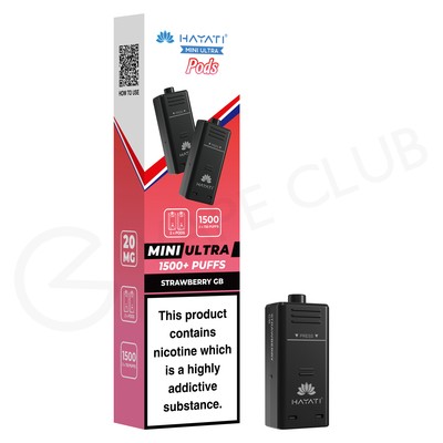 Strawberry GB Hayati Mini Ultra Prefilled Pods