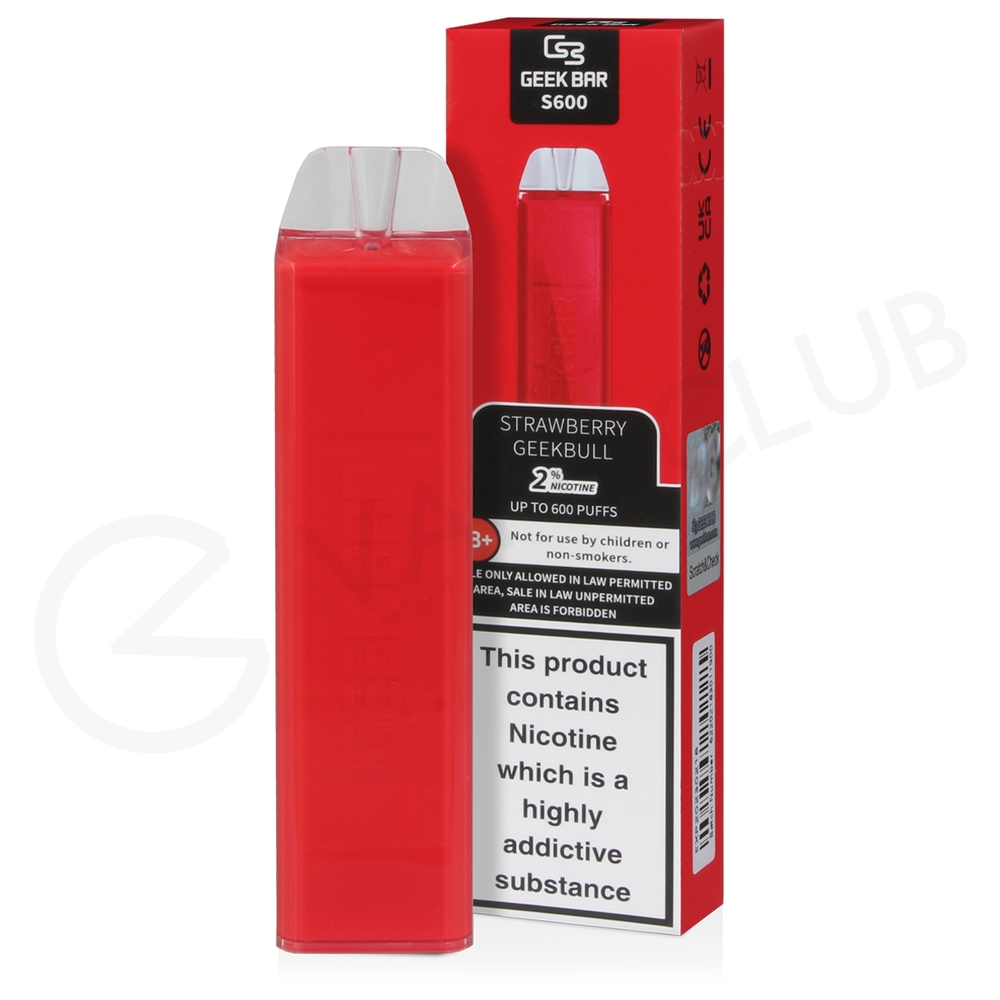 Strawberry Geekbull S600 Geek Bar Disposable Vape