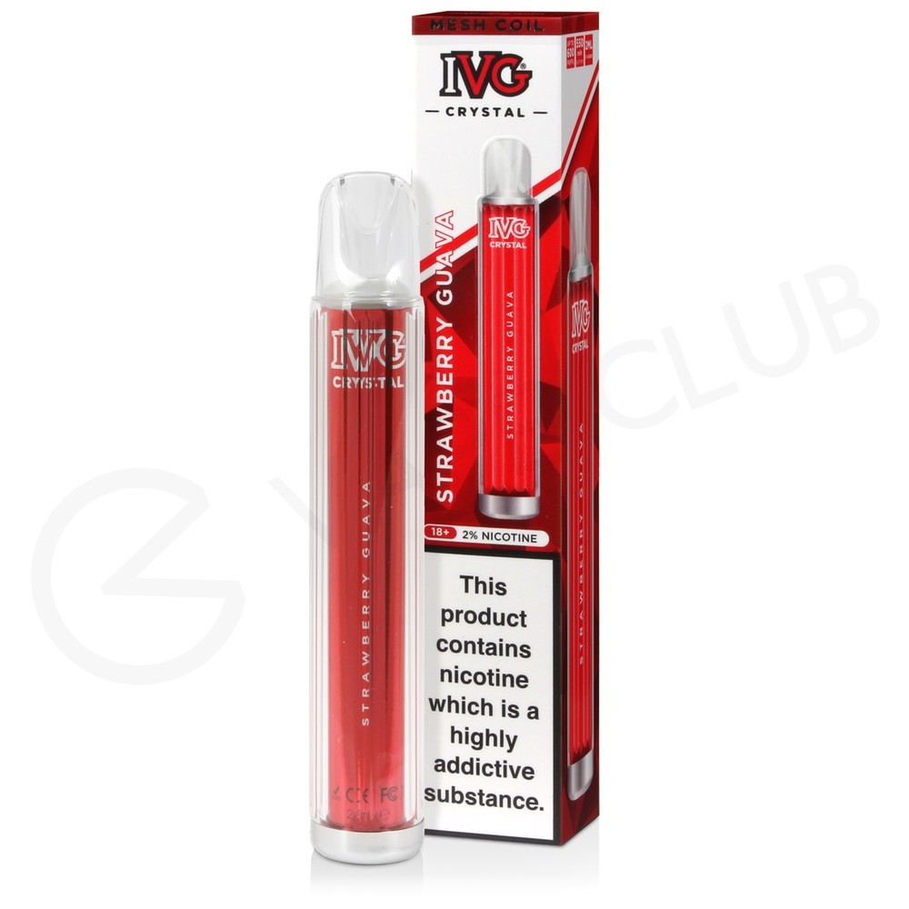 Strawberry Guava IVG Bar Crystal Disposable Vape